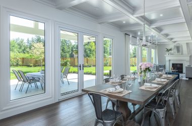 Dining Room with Patio Doors
