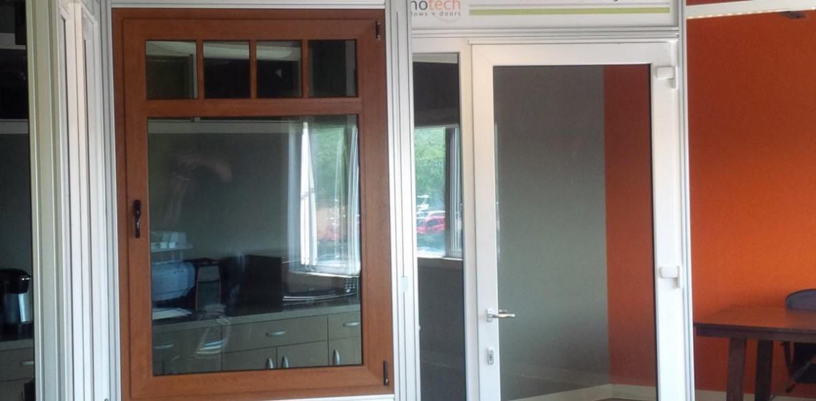 Tilt and turn windows and doors in our Edmonton Showroom