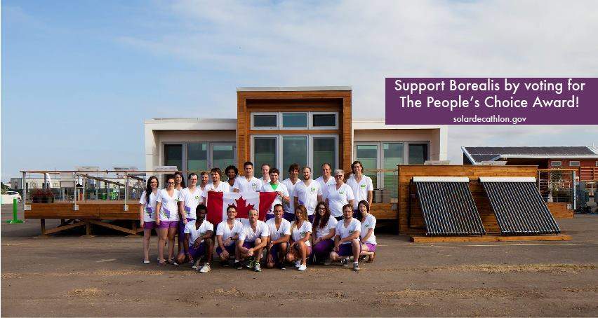 Team Alberta and Borealis at the Solar Decathlon