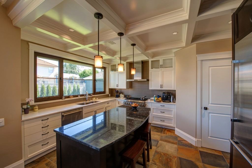 Tilt and Turn Window Design Above Kitchen Sink