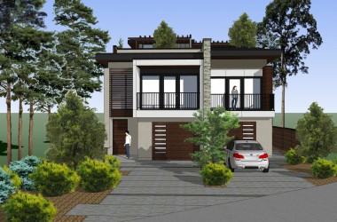 Energy efficient home under construction in Kelowna