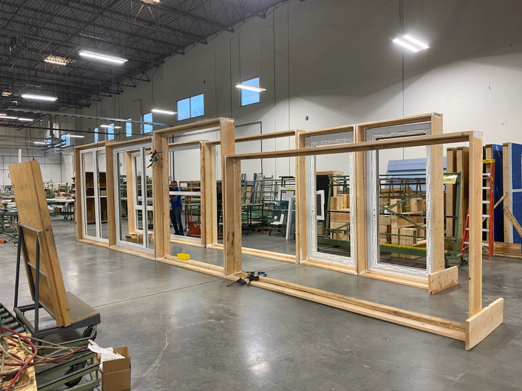 Windows in Manufacturing Facility